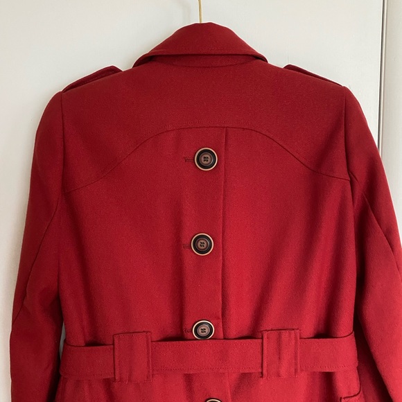 Victoria Secret Red Trench Coat - Picture 8 of 12